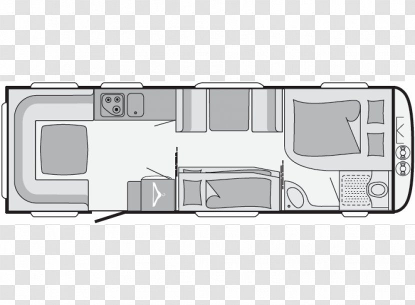 Campervans Dethleffs Caravaning Floor Plan - Eifell Transparent PNG