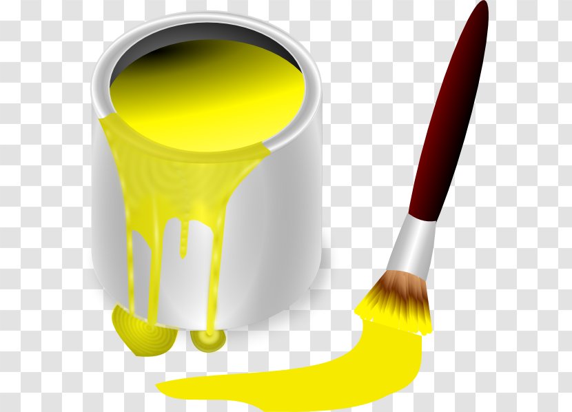 Paintbrush Clip Art - Paint - Bucket Splash Transparent PNG