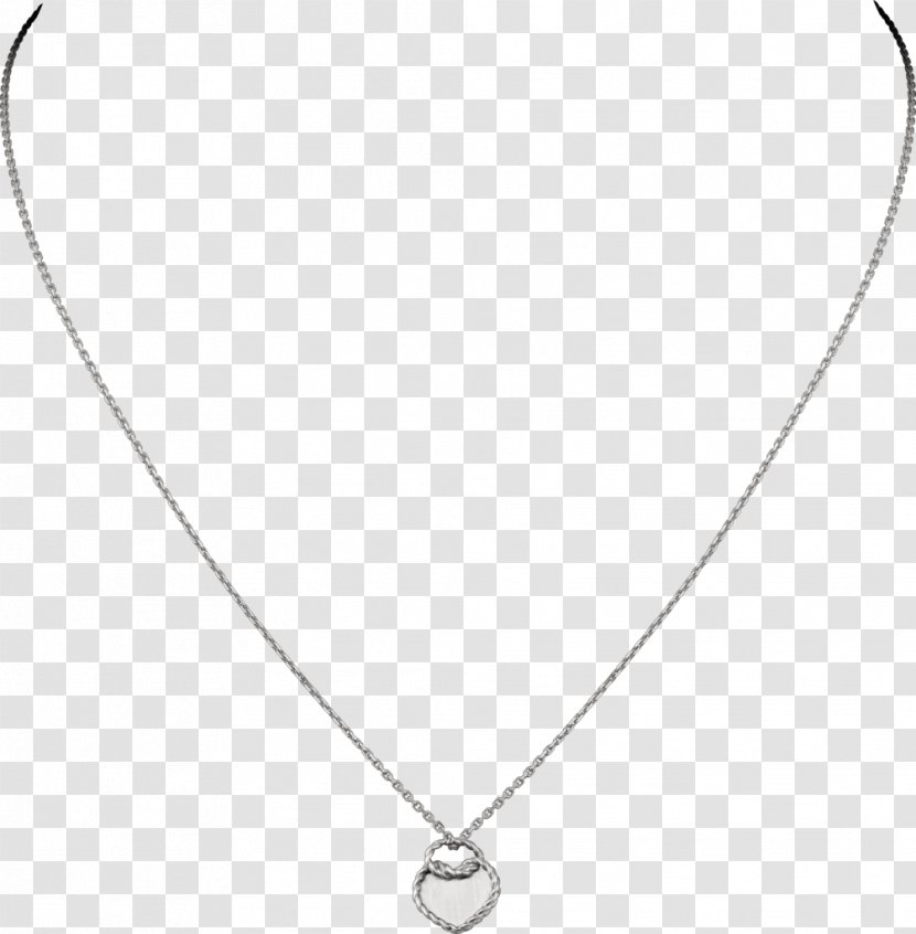 Necklace Jewellery Diamond Cartier Clothing - Gold Transparent PNG
