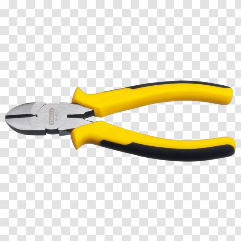 Diagonal Pliers Lineman's Stanley Hand Tools Slip Joint - Spanners Transparent PNG