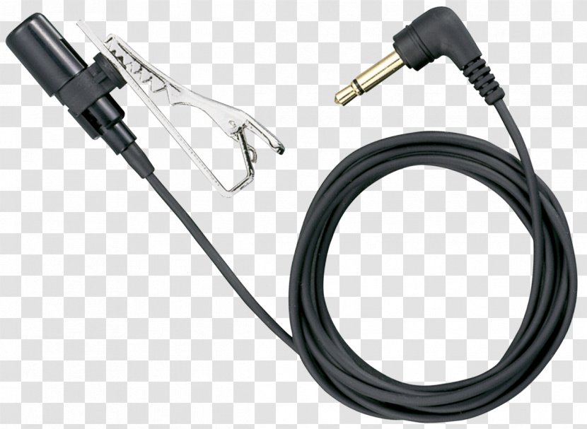 Lavalier Microphone Olympus ME15 ME12 Dictation Machine - Coaxial Cable - Clipart Transparent PNG
