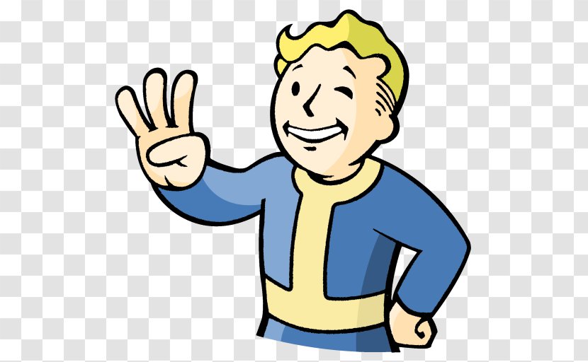 Fallout 4 3 Thumb Signal The Vault Clip Art - Fall Out Transparent PNG