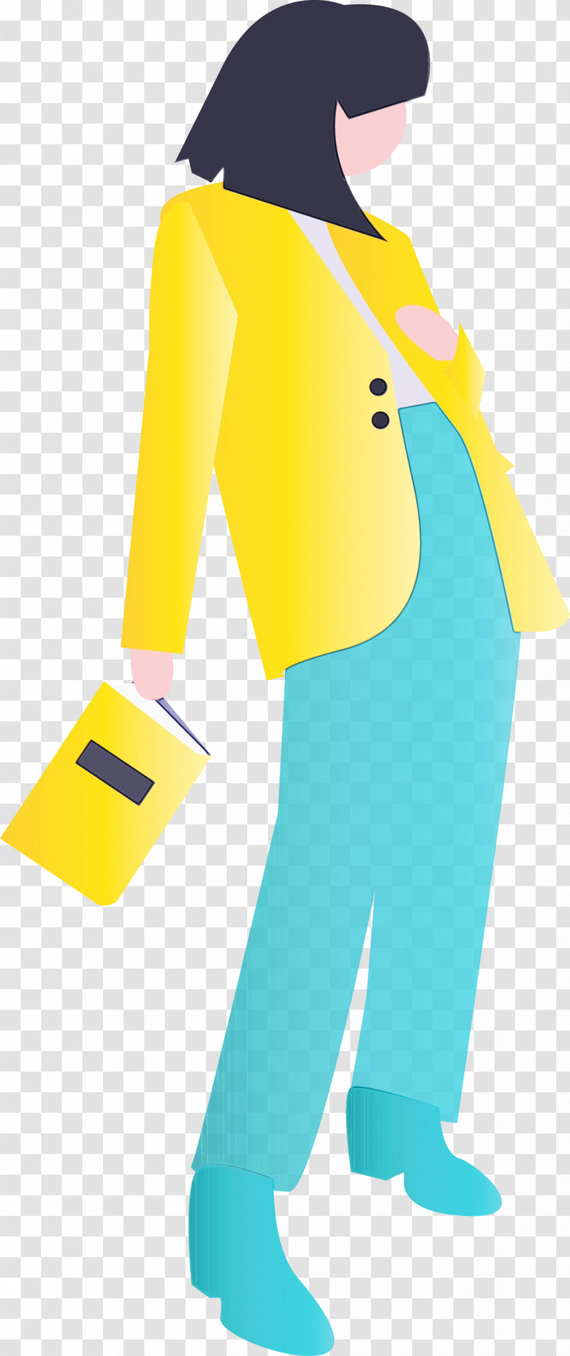 Yellow Trousers Transparent PNG