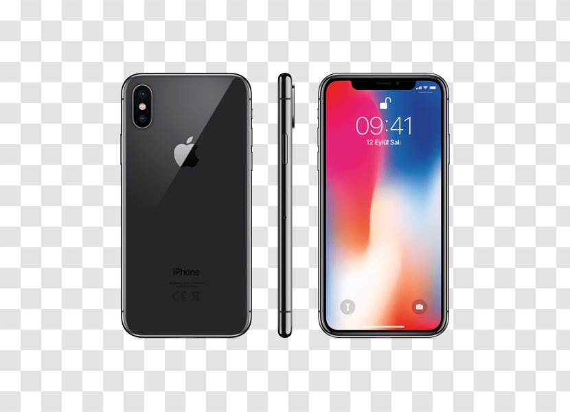 IPhone X Apple 8 Plus Space Grey Telephone - Iphone Transparent PNG