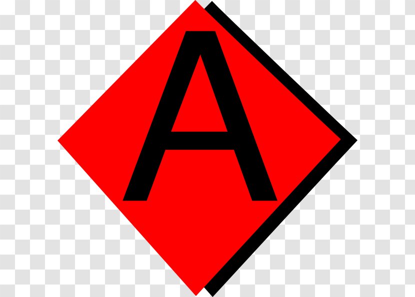 Dangerous Goods Symbol Clip Art - Red Diamond - Big Transparent PNG