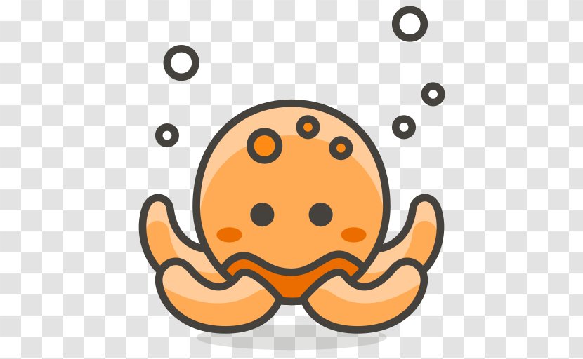 Octopus Clip Art - Smiley - Largest Giant Pacific Size Transparent PNG