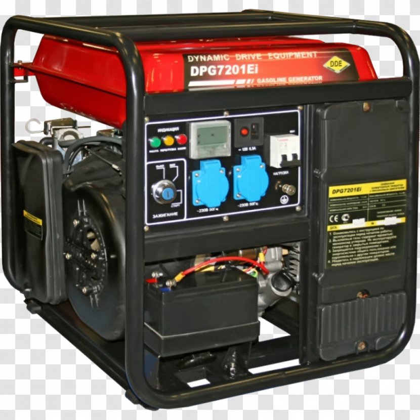 Engine-generator Electric Generator Power Inverters Inverterska Klima Petrol Engine - Generaator - Electronic Component Transparent PNG