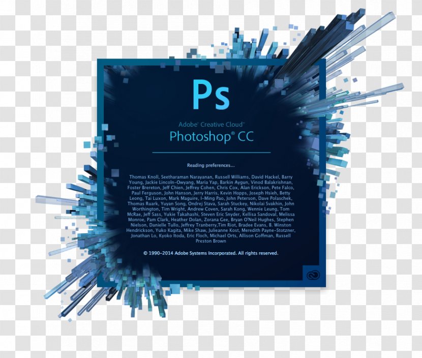 Adobe Creative Cloud Graphics Software Computer Systems - Splash Screen Transparent PNG