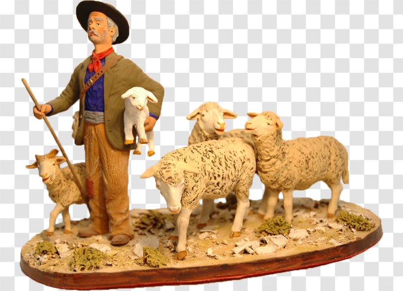 Sheep Figurine Santons J.JOUVE Nativity Scene - Provence Transparent PNG