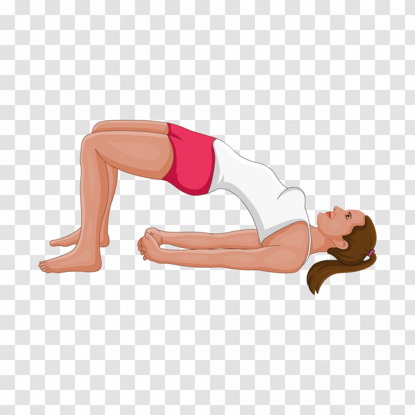 Yoga Sarvangasana Dandasana Matsyasana Shoulder - Watercolor Transparent PNG