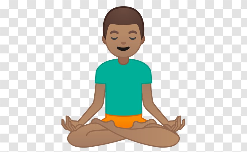 Emoji Meditation Lotus Position Yoga Noto Fonts - Finger Transparent PNG