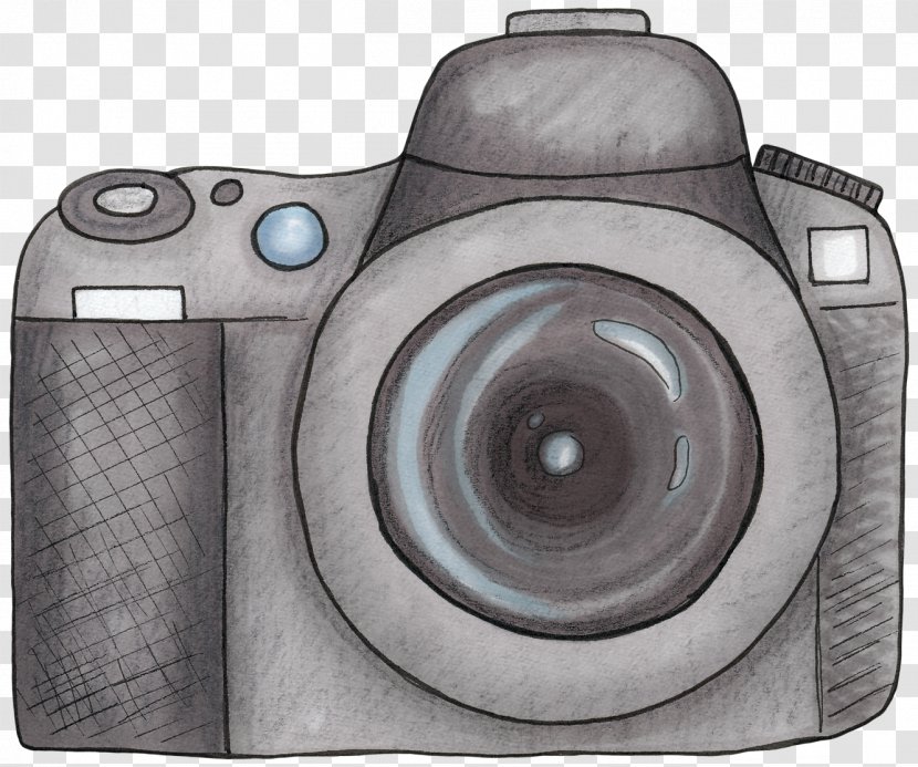 Digital SLR Camera Lens Mirrorless Interchangeable-lens - Designer - Cartoon Transparent PNG