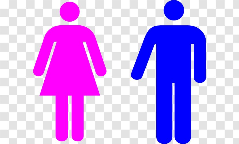 Bathroom Public Toilet Female - Uniform - Man Woman Cliparts Transparent PNG