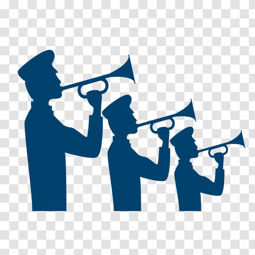 Trumpet Download Megaphone Illustration - Wind Instrument - The Man Of Horn Transparent PNG
