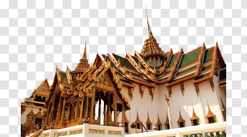 Grand Palace Temple Of The Emerald Buddha Wat Pho Dusit Maha Prasat Throne Hall Sivalai - Thai Landscape Plan Transparent PNG