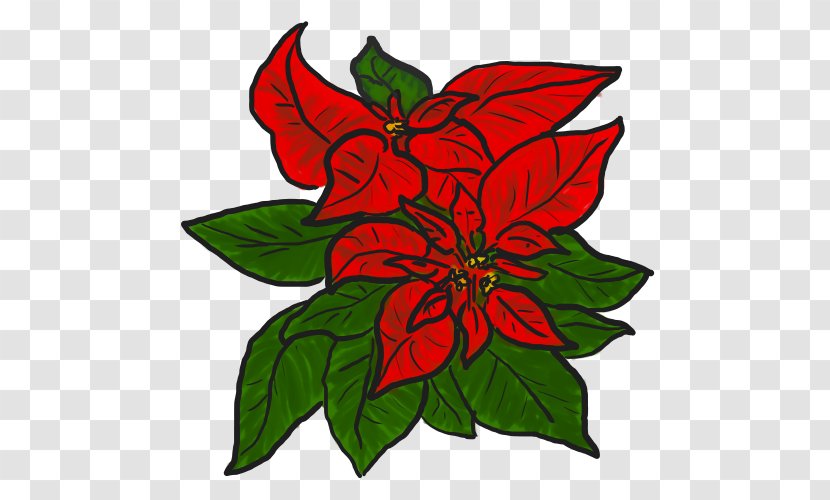 Poinsettia Free Content Clip Art - Cut Flowers - Cliparts Transparent PNG