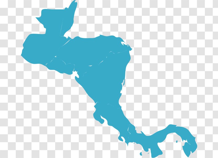 Central America Vector Map Clip Art - Photography Transparent PNG