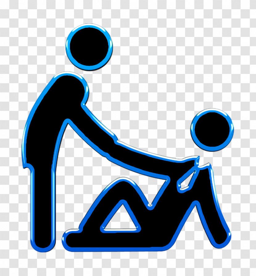Fall Icon Helping Wounded Man Icon Humans Icon Transparent PNG