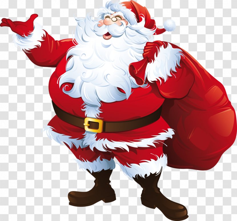 Santa Claus Christmas Clip Art - Elf - With Presents Transparent PNG