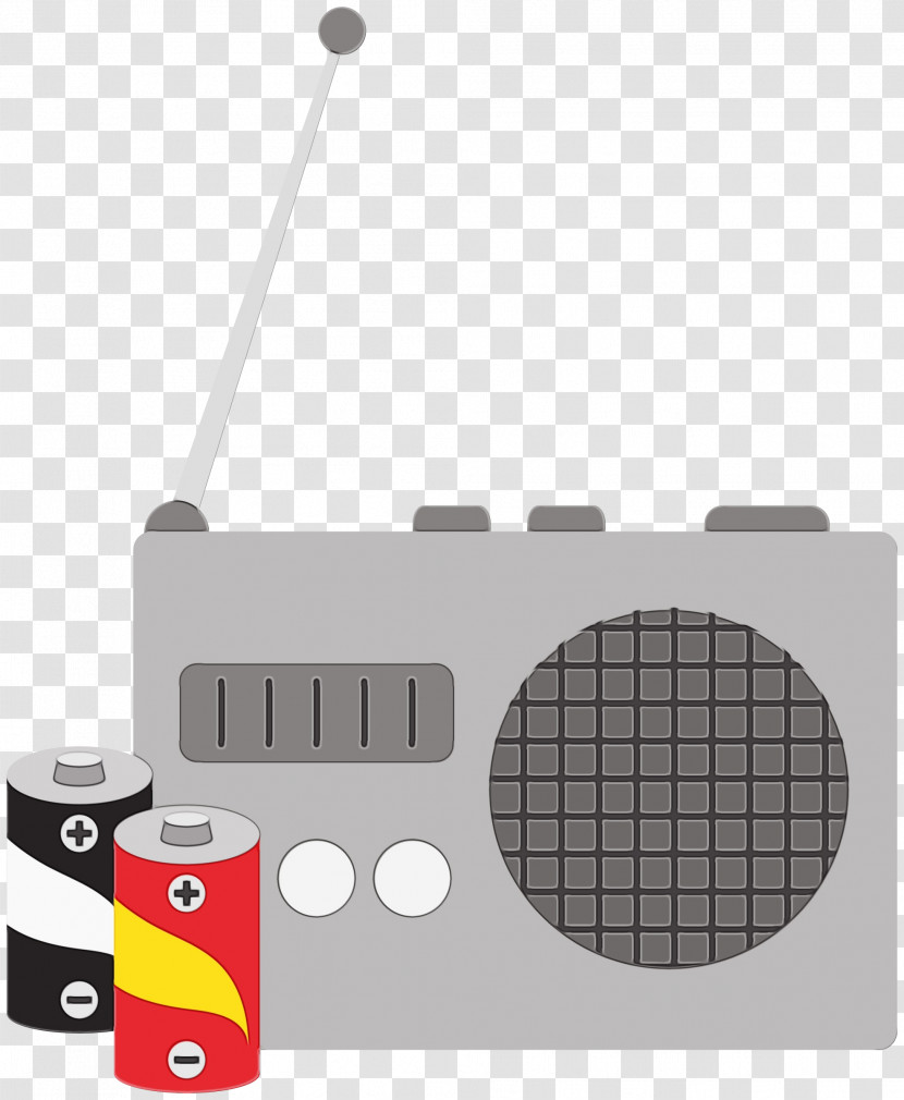 Technology Boombox Media Player Transparent PNG