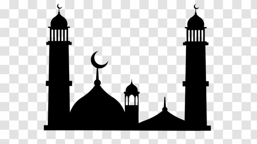 Mosque - Steeple - Building Blackandwhite Transparent PNG