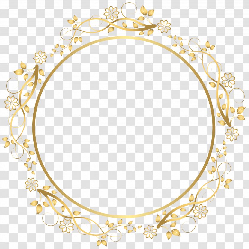 Borders And Frames Clip Art Image Gold Transparent PNG