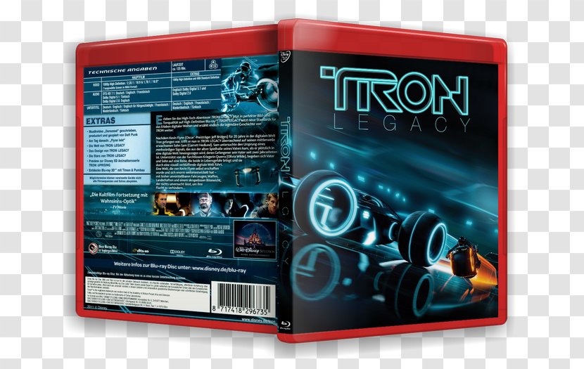 Blu-ray Disc Film Poster - Bluray - Tron Legacy Transparent PNG
