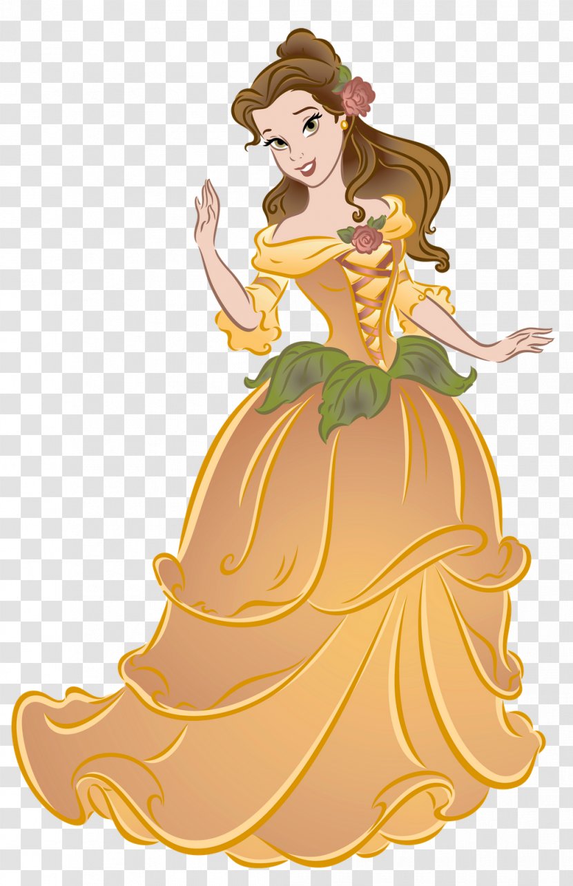 Belle Beast Ariel Disney Princess - Fictional Character - Cinderella Transparent PNG
