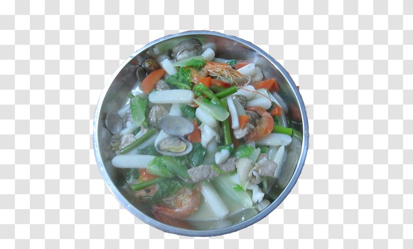 Canh Chua Hot And Sour Soup Nian Gao Rice Cake Cap Cai - Cuttlefish - Fresh Transparent PNG