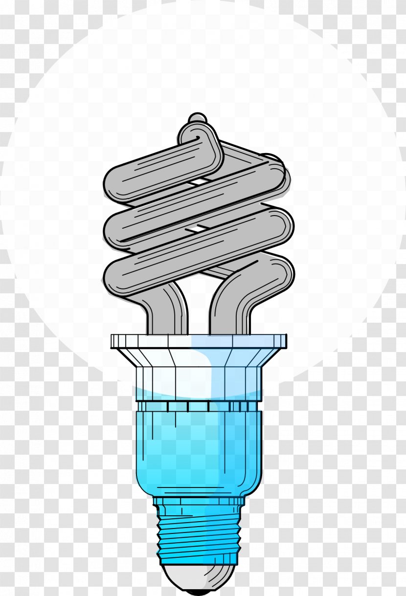 Incandescent Light Bulb Compact Fluorescent Lamp Clip Art - Fluorescentlamp Formats Transparent PNG