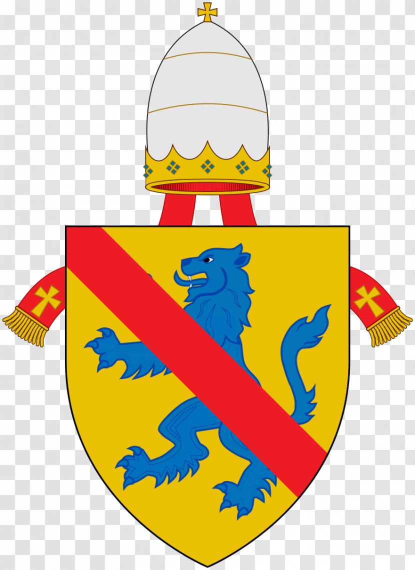 Papal Coats Of Arms Pope Escutcheon Coat - Yellow - Benedict Xvi Transparent PNG