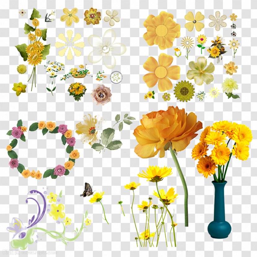 Floral Design Vase Flower - Floristry - Decorative Of Flowers Transparent PNG