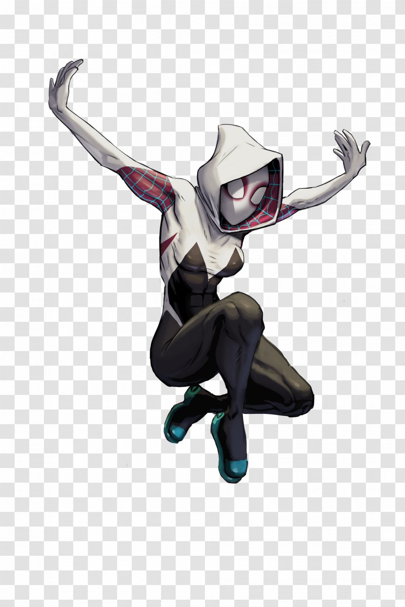 Spider-Woman (Gwen Stacy) Spider-Man Spider-Verse - Marvel Universe - Guwen Transparent PNG