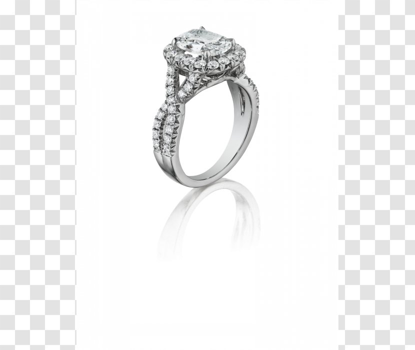 Wedding Ring Diamond Engagement - Silver Transparent PNG