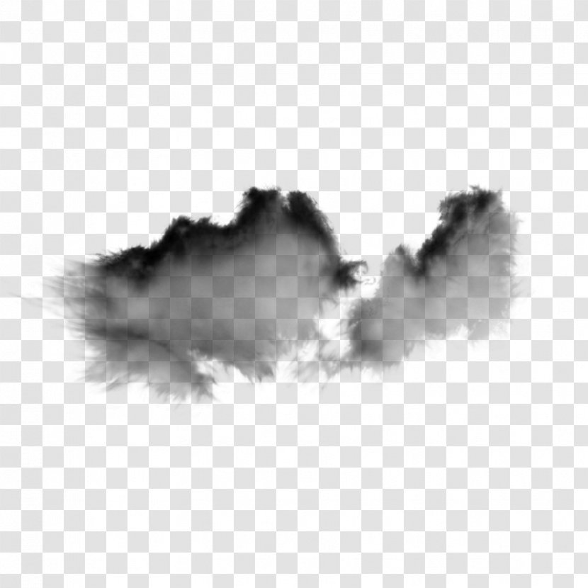 Inkstick Cloud Ink Brush Transparent PNG