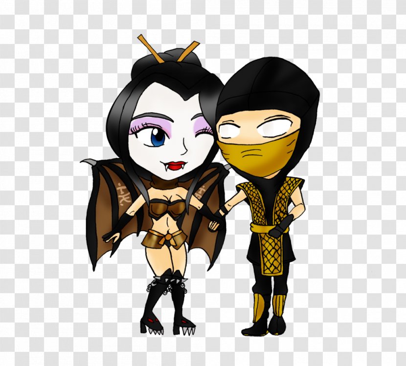 Scorpion Baraka Mileena Sub-Zero Nitara - Heart Transparent PNG