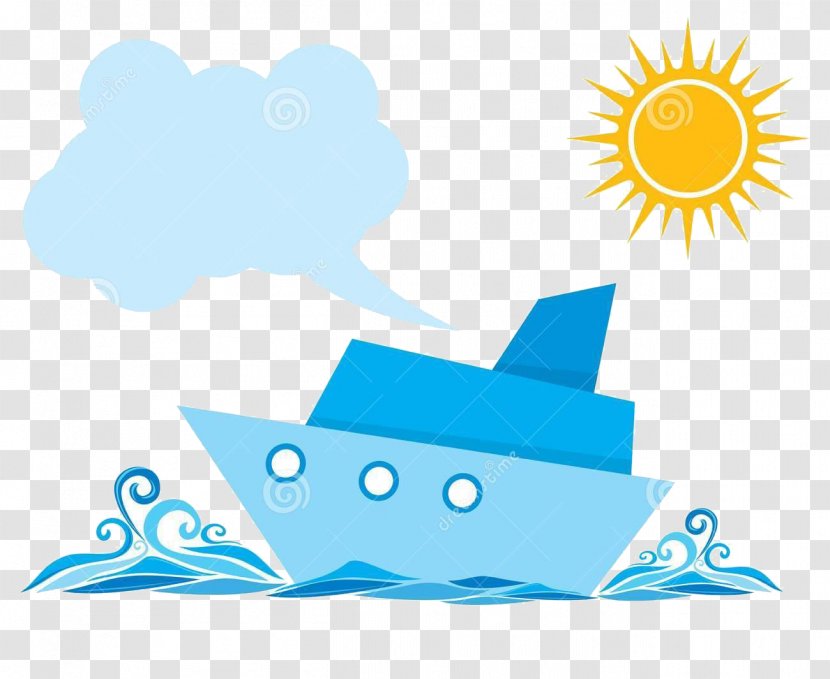 Sea Euclidean Vector Boat Photography Illustration - Seascapes Material Transparent PNG