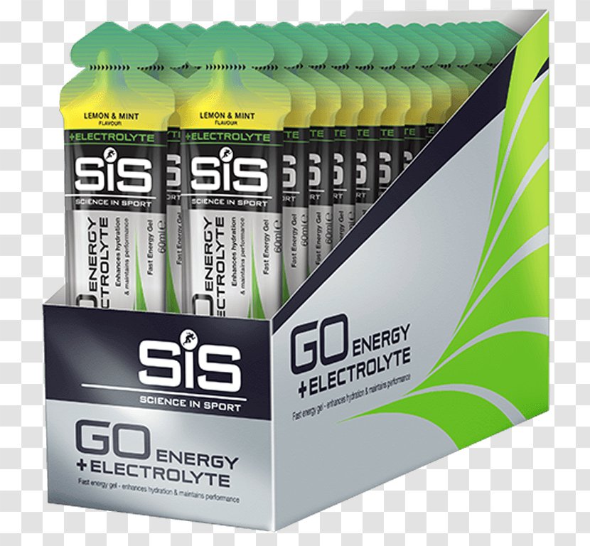 Energy Gel Electrolyte Lemon - Gu Labs - Mint Transparent PNG