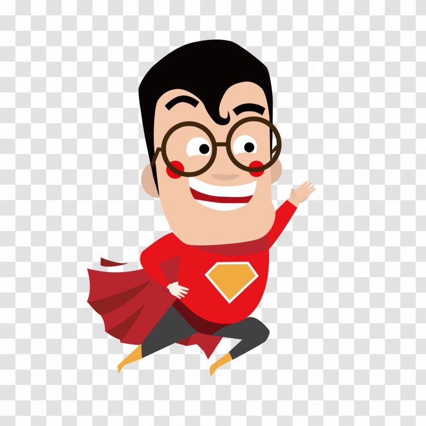 Superman Clark Kent Batman Cartoon Animation - Logo Transparent PNG