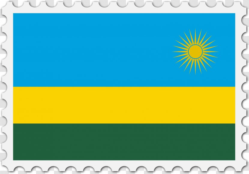 Flag Of Rwanda National Saint Vincent And The Grenadines - Stamps Clipart Transparent PNG
