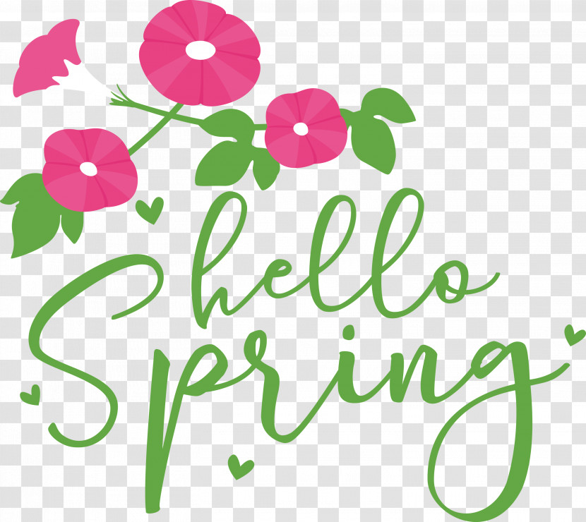 Hello Spring Spring Transparent PNG