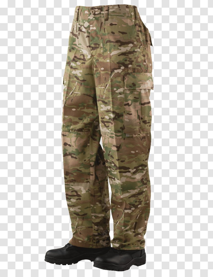 Battle Dress Uniform MultiCam TRU-SPEC Ripstop Pants - Multicam - Camouflage Transparent PNG