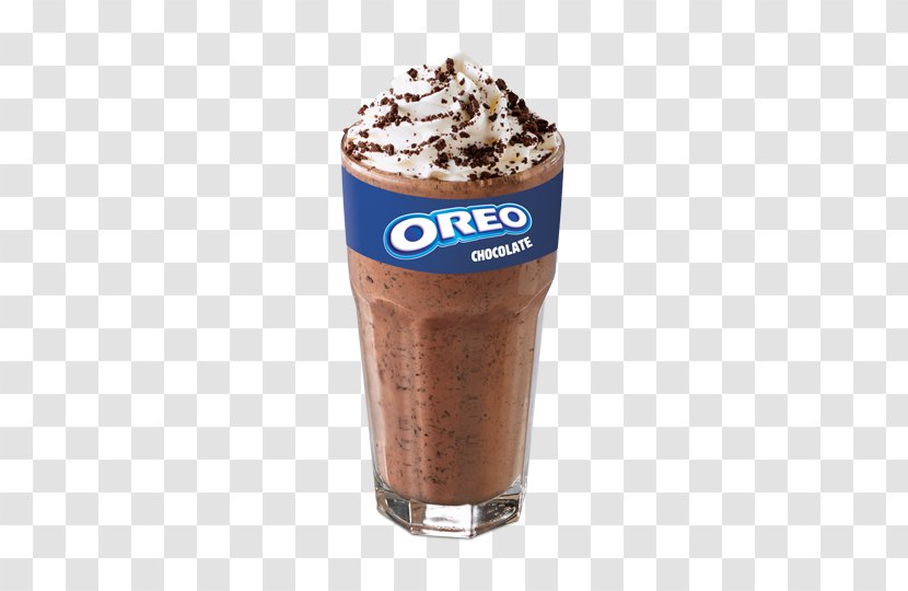 Milkshake Chocolate Brownie Hamburger Cream Cheeseburger - Dessert - Oreo Shake Transparent PNG