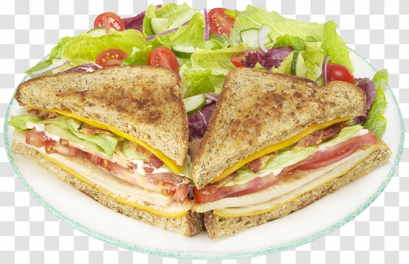 Club Sandwich Bacon BLT Cheese Breakfast - Restaurant - Coração Transparent PNG