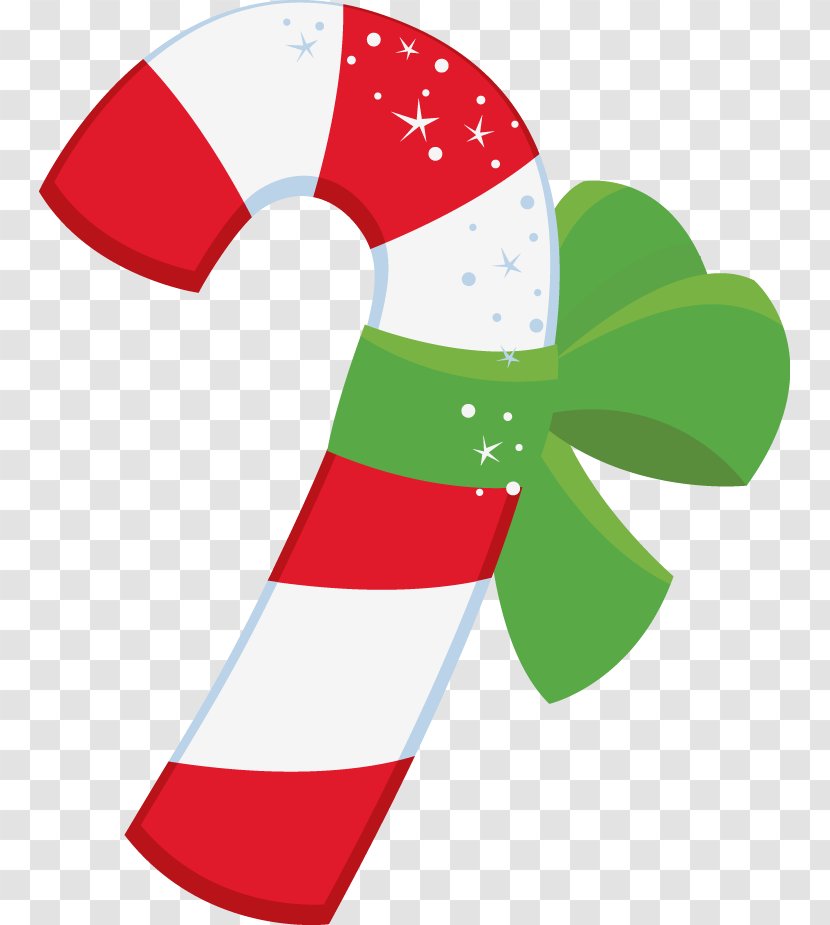 Candy Cane Christmas Santa Claus Clip Art - Green Transparent PNG