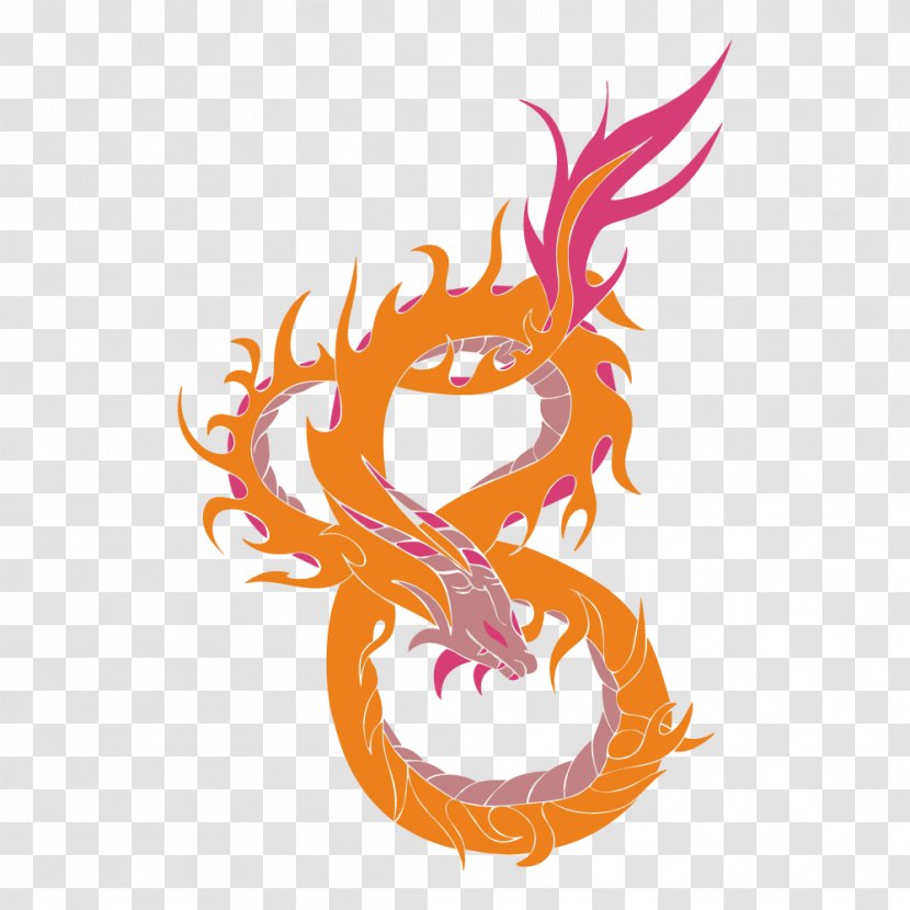 Chinese Dragon Illustration Drawing Design - Freak Transparent PNG