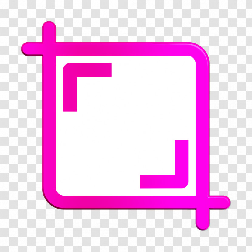 UI Icon Crop Icon Transparent PNG