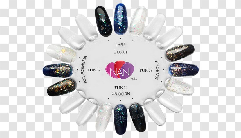 Nail Color Chart Cosmetics Gel - Galaxy Effect Transparent PNG
