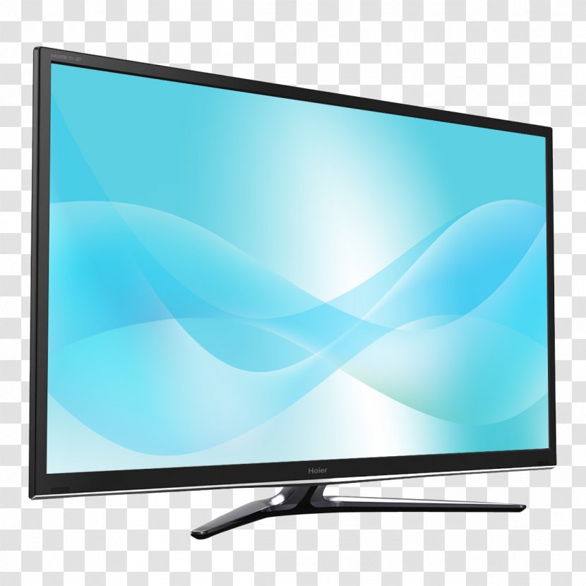 LCD Television LED-backlit - Largescreen Technology - Haier TV Transparent PNG