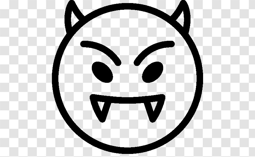 Emoticon Devil Smiley Satan - Head Transparent PNG